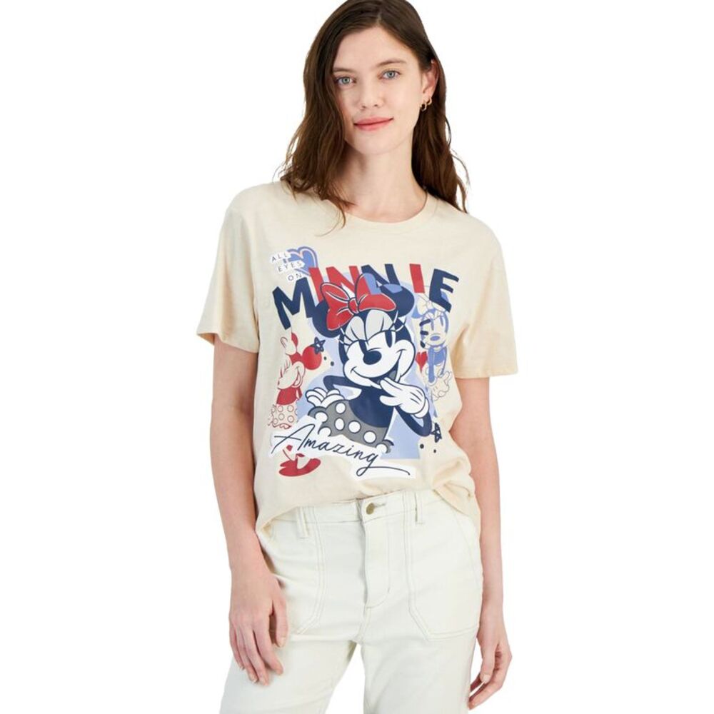 Hybrid Womens Juniors Minnie Graphic T-Shirt, NWT